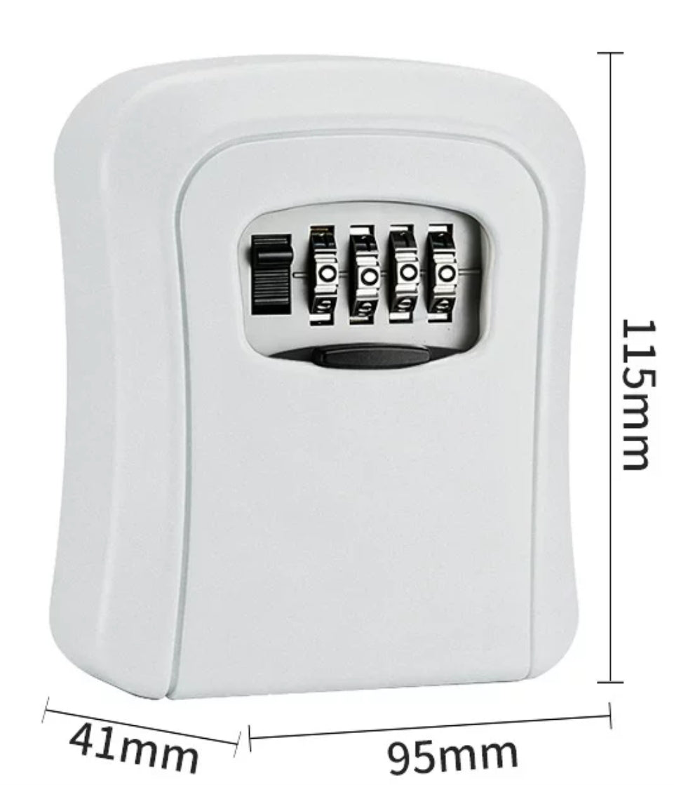 🔒 DMORIX™ Boîte à Clés Murale Sécurisée Code 4 Chiffres • Étanche • Métal Renforcé