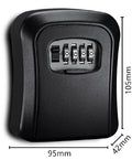 🔒 DMORIX™ Boîte à Clés Murale Sécurisée Code 4 Chiffres • Étanche • Métal Renforcé
