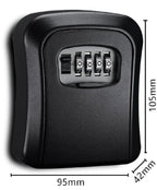 🔒 DMORIX™ Boîte à Clés Murale Sécurisée Code 4 Chiffres • Étanche • Métal Renforcé