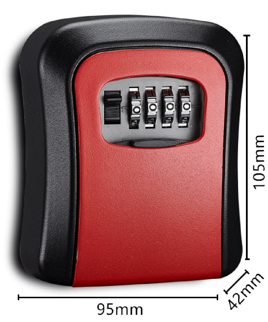 🔒 DMORIX™ Boîte à Clés Murale Sécurisée Code 4 Chiffres • Étanche • Métal Renforcé