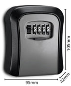 🔒 DMORIX™ Boîte à Clés Murale Sécurisée Code 4 Chiffres • Étanche • Métal Renforcé
